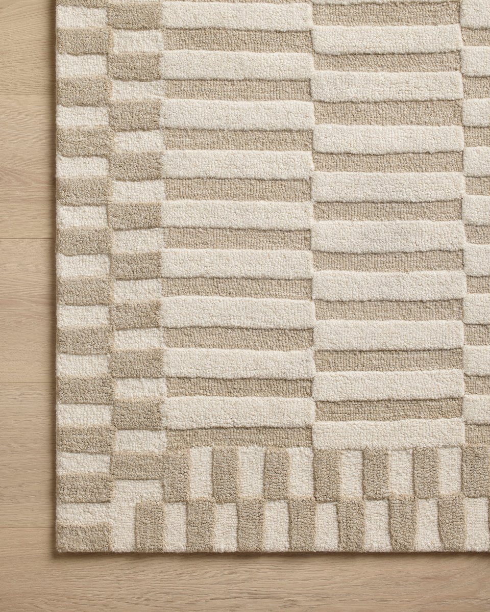 Chris Loves Julia x Loloi-Bradley-BRL-02-Ivory, Beige