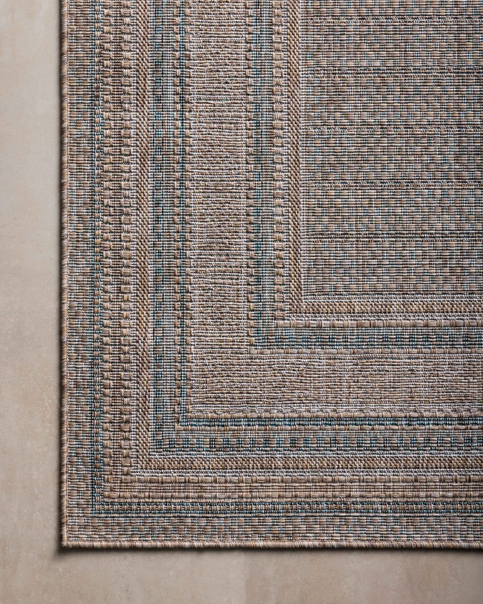 Amber Lewis x Loloi-Topanga-TOP-05-Natural, Teal