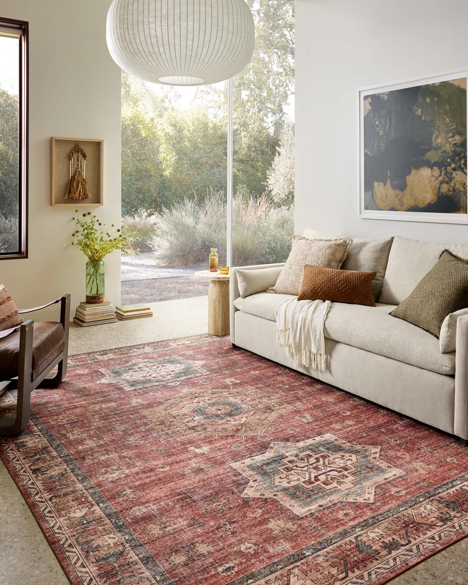 Loloi II Rugs-Anniston Washable-ANS-04-Spice