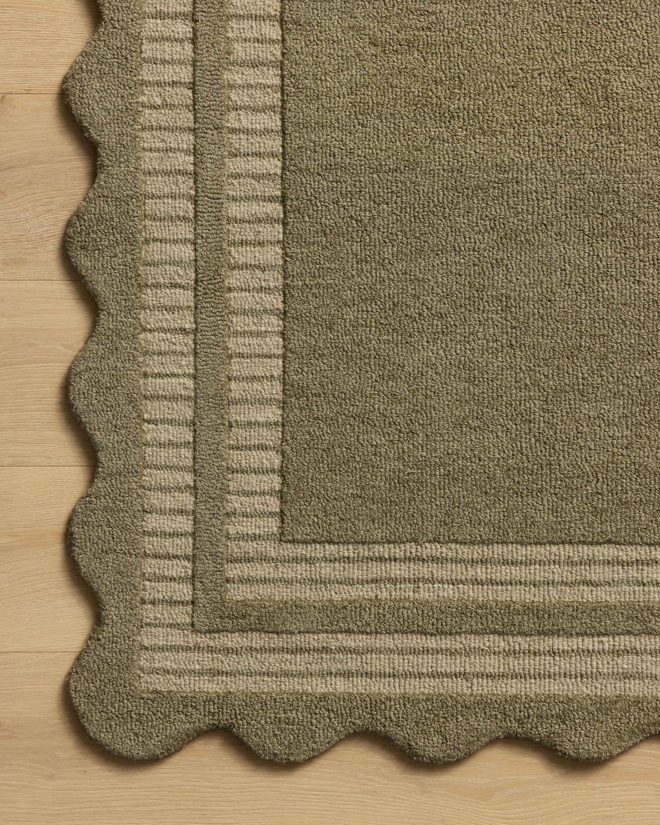 Chris Loves Julia x Loloi-Scottie-SCO-01-Olive, Pebble