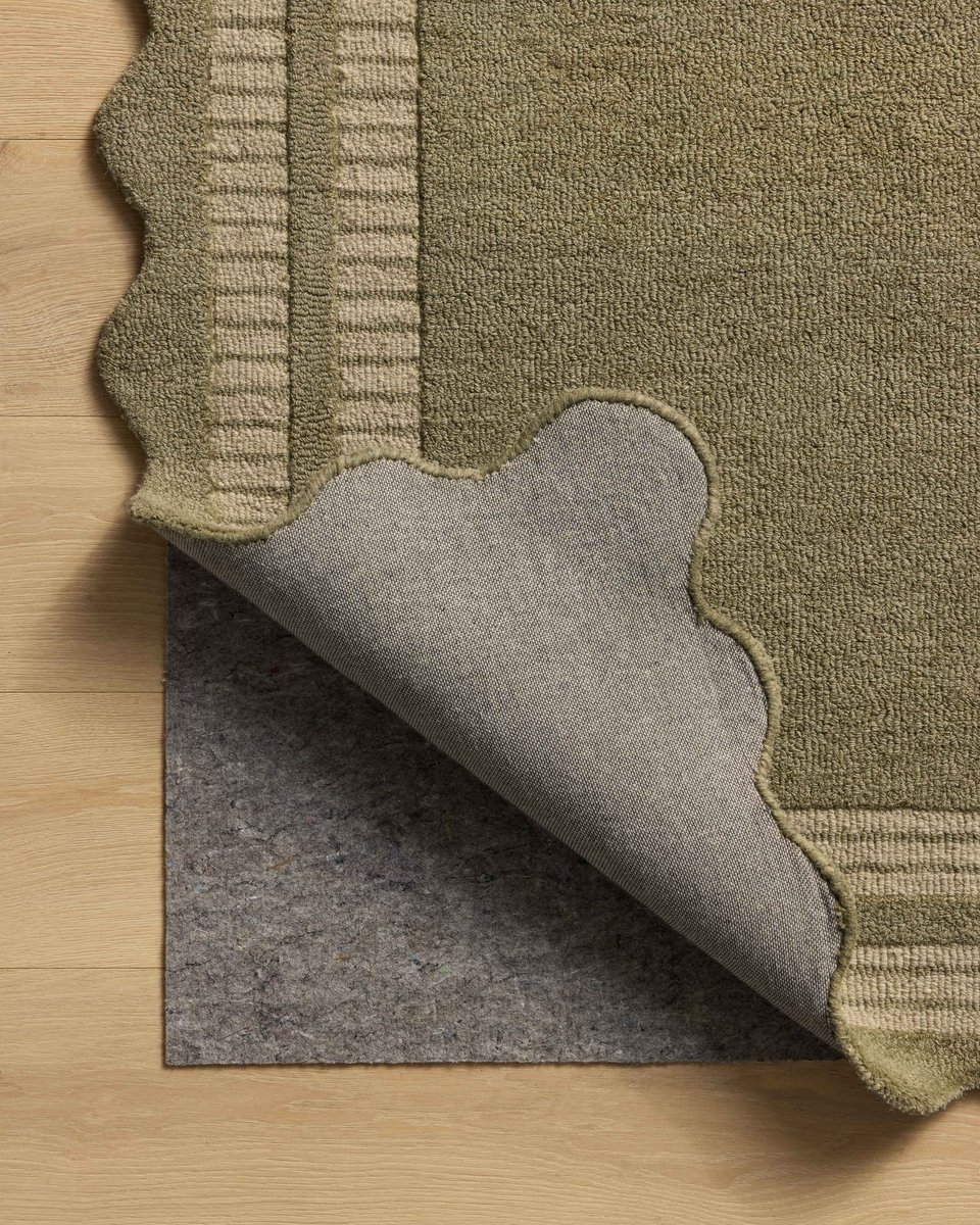 Chris Loves Julia x Loloi-Scottie-SCO-01-Olive, Pebble