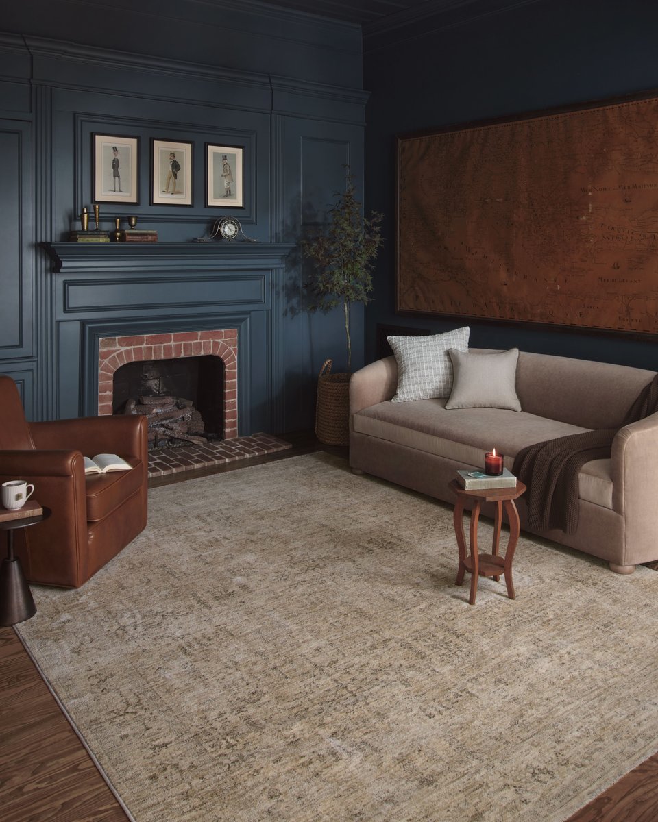Magnolia Home by Joanna Gaines x Loloi-Junie-JUE-02-Oatmeal, Smoke