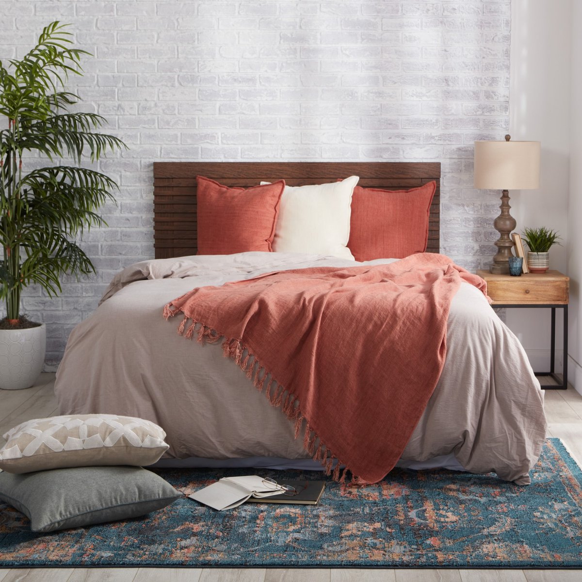 Gender Neutral With More Than Neutral Tones - Guest Bedroom Decor Ideas