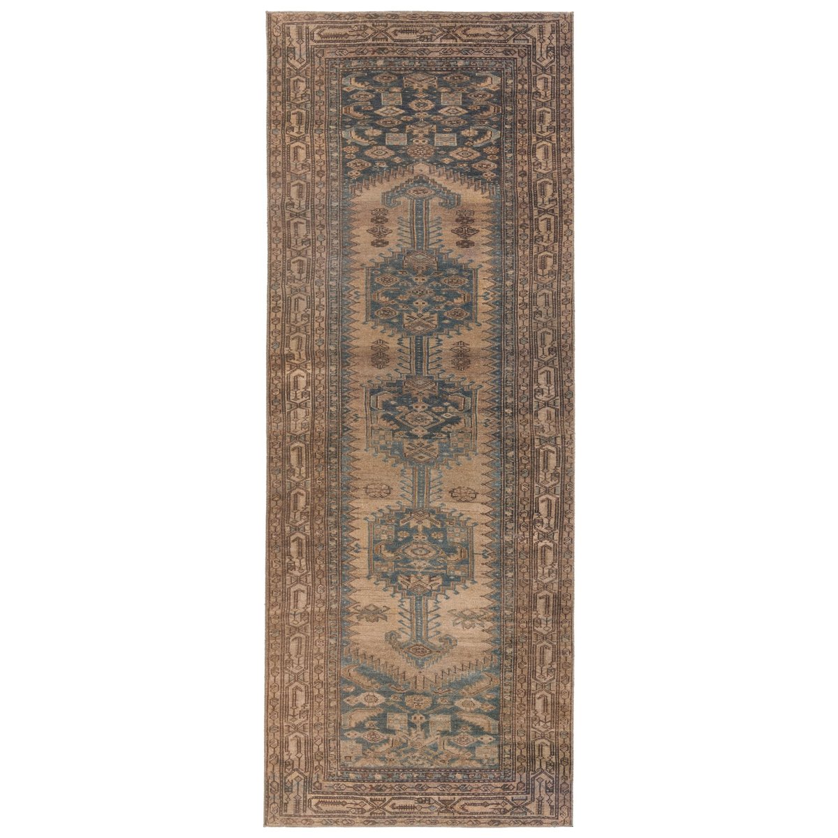 Vibe by Jaipur Living-Canteena Printed-Reeves-Brown, Blue (CAN-03)