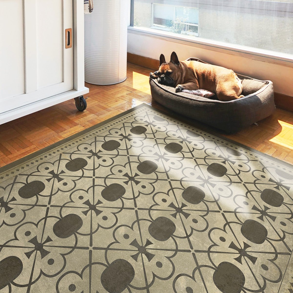 Her And Company Classic Vintage Vinyl Pattern 05 Rugs Direct