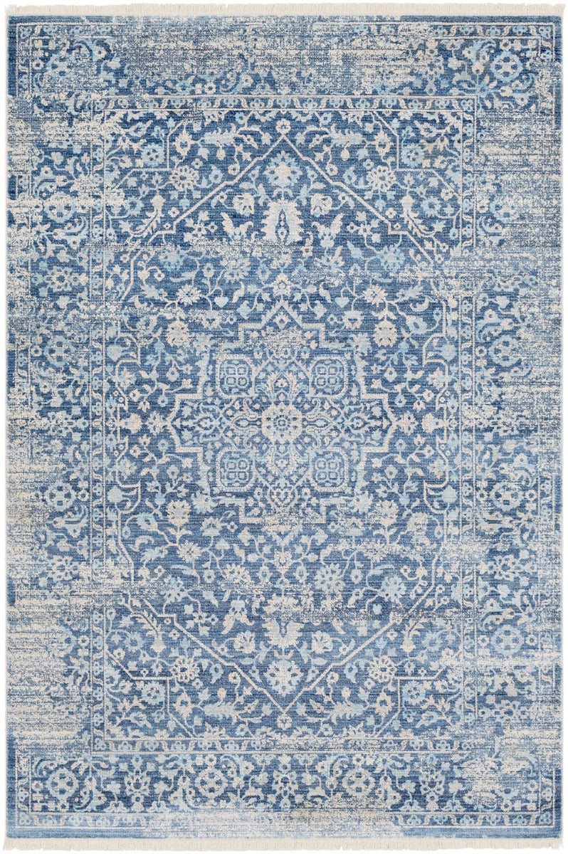 Surya Lavadora LVR-2312 Blue Area Rug - Fovama Rugs & Carpets of