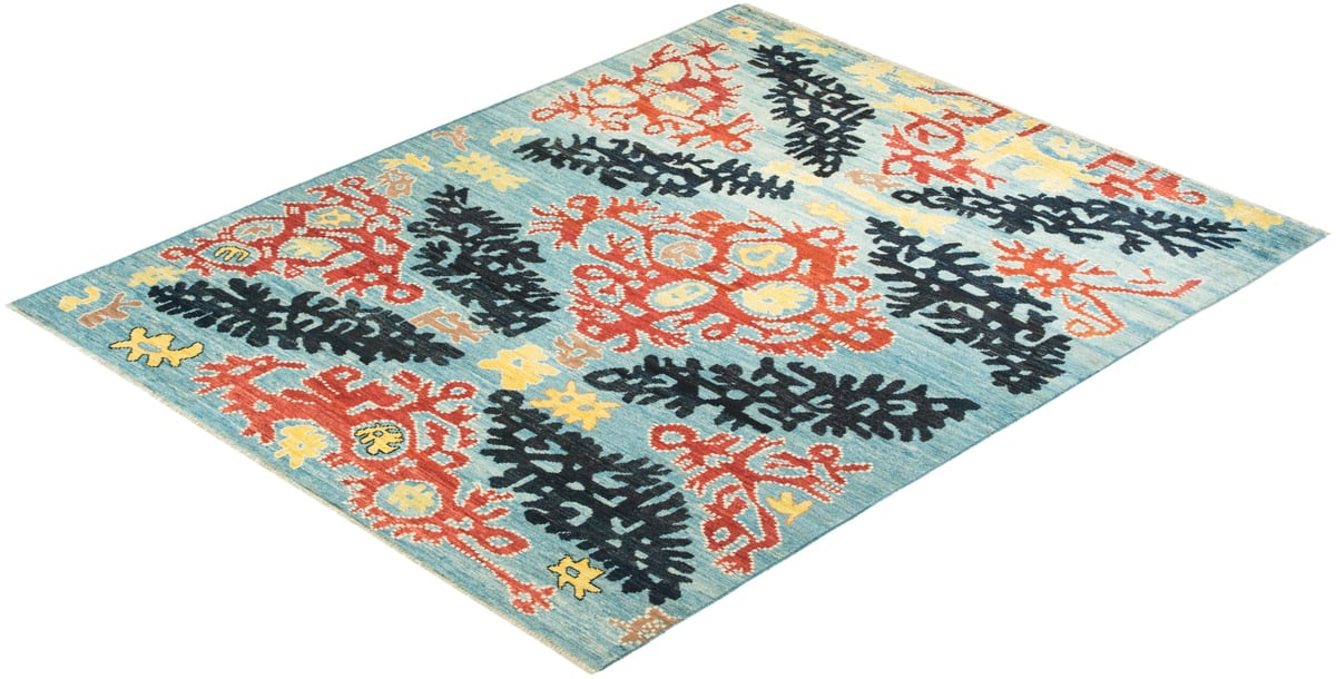 Solo Rugs One Of A Kind Modern M1681, 9×12 Indoor Outdoor Area Rugs