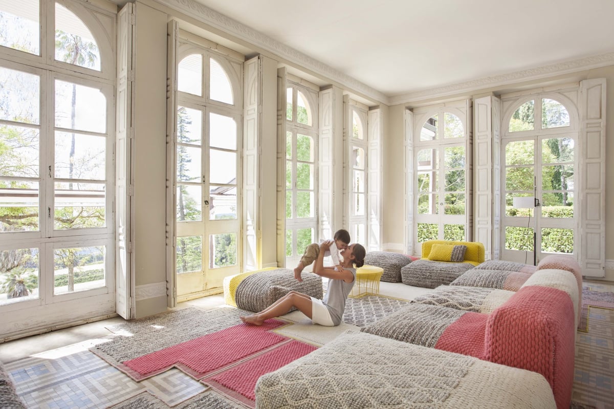 Soft and Playful - Modern Living Room Decor Ideas