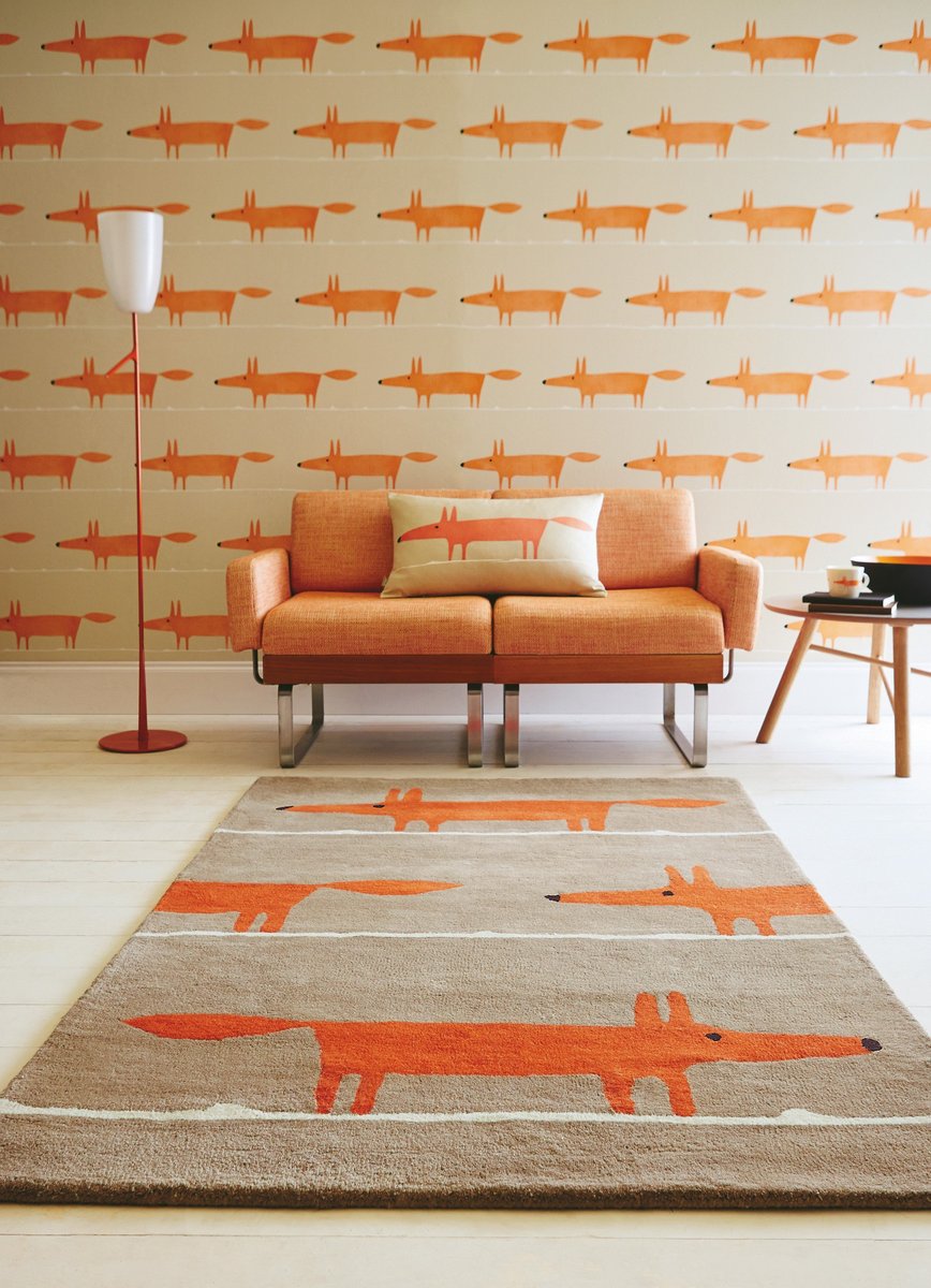 Scion for Brink and Campman Mr Fox Children s Kids Area Rugs Rugs Direct