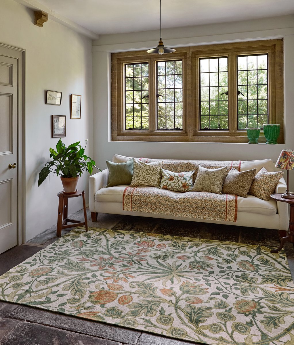 Morris & Co for Brink and Campman Hyacinth Hyacinth Area Rugs | Floral ...