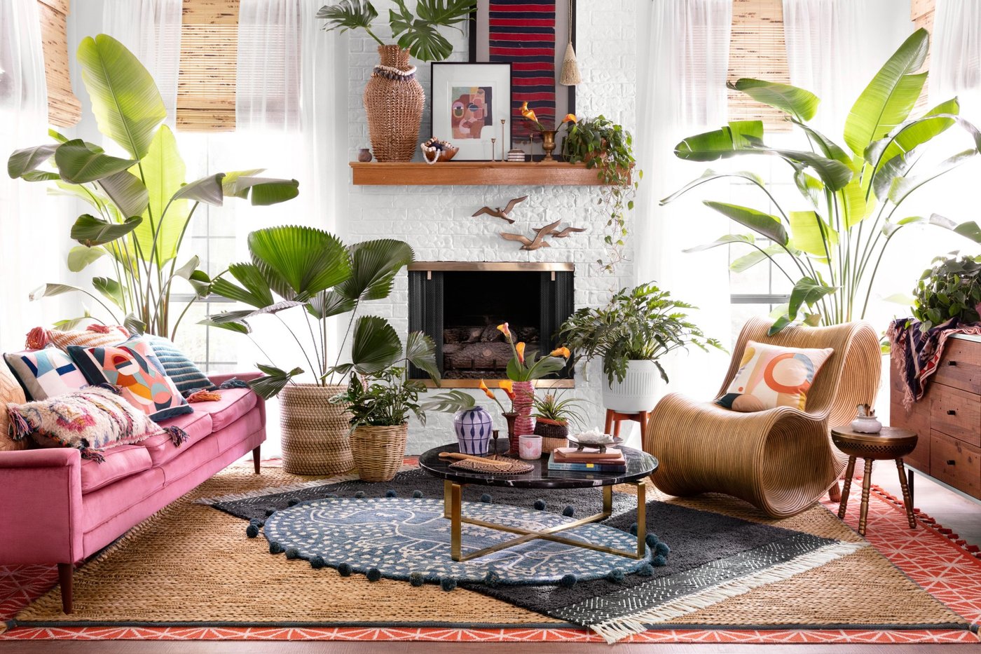 More is More - Boho Living Room Ideas
