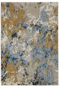 Blue Abstract Rugs Carpets Rugs Direct