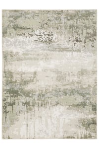 Helmsburg 7x9 Abstract Dark Green Rug - Clearance