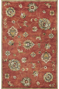 SAFAVIEH Kashan Collection KSN353P Rust / Ivory Rug 3-3 X 4-10, 3-3 X 4-10  - Fry's Food Stores