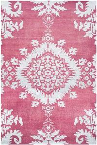 Safavieh Braided Epraxia 4 X 4 (ft) Pink/Yellow Round Indoor Abstract  Bohemian/Eclectic Area Rug in the Rugs department at