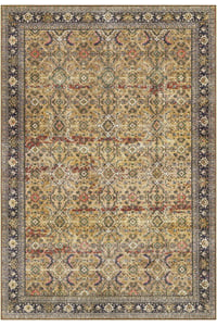 Bordered Non-Skid Low Profile Pile Rubber Backing Kitchen Area Rugs Be –  Discounted-Rugs