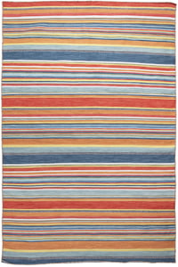 Murat Modern Orange Indoor/Outdoor Patio Rug - Lush Ambience