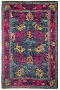 décor direct Area Rug Red/Purple 7'10 X 10'10 