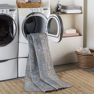 Blue Washable Rugs Machine Washable Rugs Direct