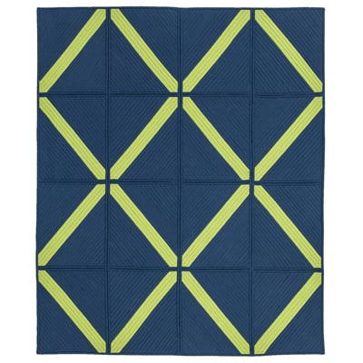Kona Neon Bluetopia Braided Outdoor Area Rug
