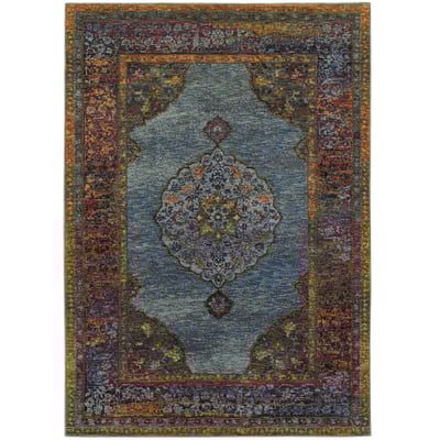 Andorra 7139A Blue Area Rug