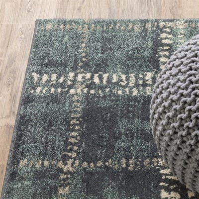 Carson 746J Blue/Ivory Area Rug