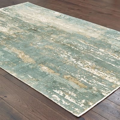 Formations 70002 Blue/Beige Handmade Area Rug