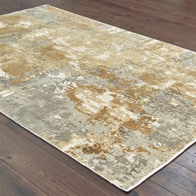 Formations 70003 Grey/Gold Handmade Area Rug