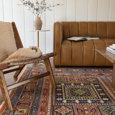 Lilihan 2C Red Wool Area Rug