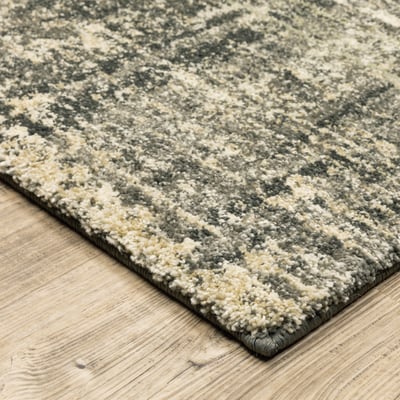Astor 2541 Charcoal/Beige Area Rug