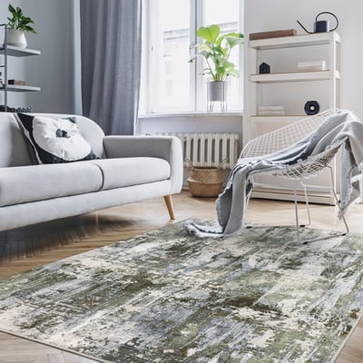 Caravan 2060 Green/Blue Area Rug