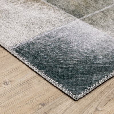 Myers Park Printed MYP-16 Grey/Charcoal Area Rug