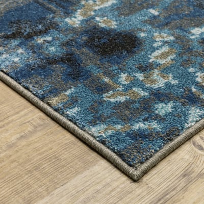 Venice 4151 Blue/Beige Area Rug