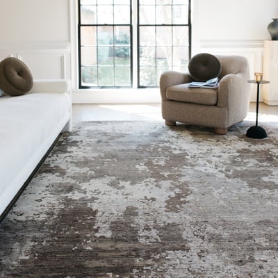 Nebulous 5091E Grey Area Rug