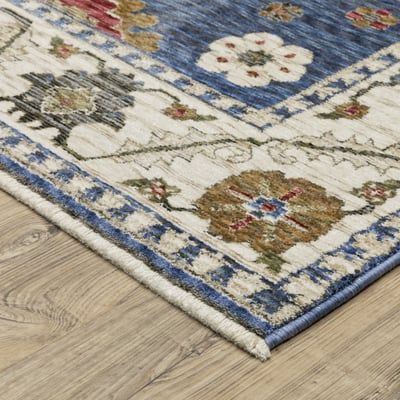 Hastings HA-06 Blue/Ivory Area Rug