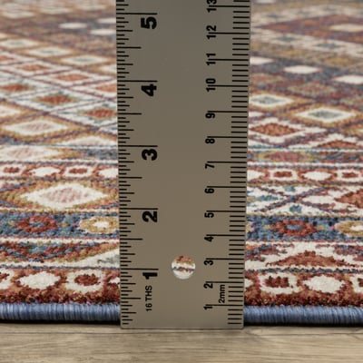 Hastings HA-08 Brown/Blue Area Rug