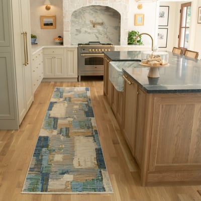 Soleri SOL-05 Blue/Green Wool Area Rug