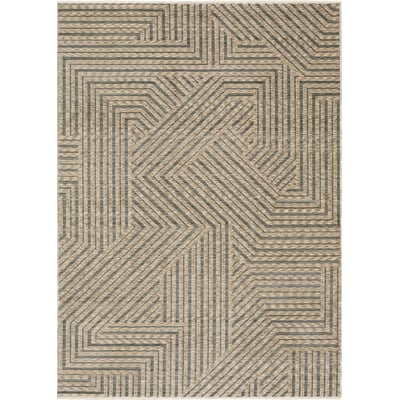 Echo ECH01 Beige/Grey Area Rug