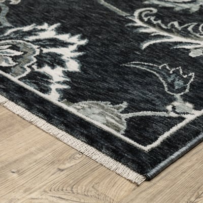 Echo ECH05 Blue/Ivory Area Rug