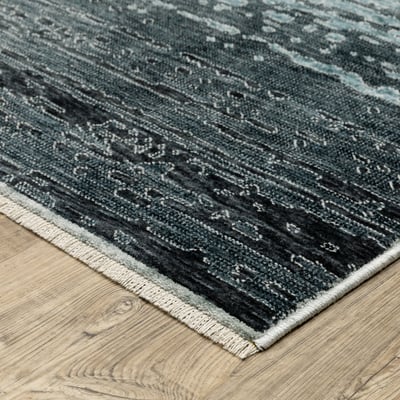 Echo ECH09 Blue/Beige Area Rug