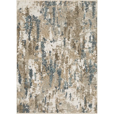 Echo ECH11 Beige/Blue Area Rug