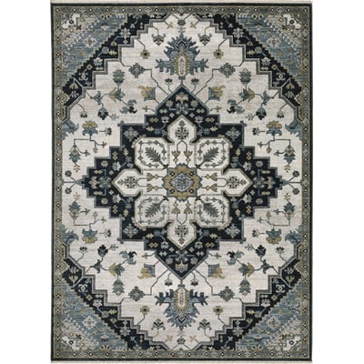 Keira KEI04 Blue/Grey Area Rug