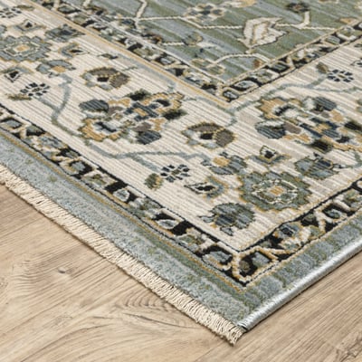Keira KEI07 Blue/Green Area Rug