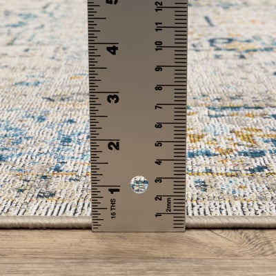 Naples 1221X Ivory/Blue Outdoor Area Rug