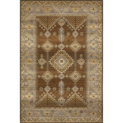 Naples 1441X Brown/Blue Outdoor Area Rug