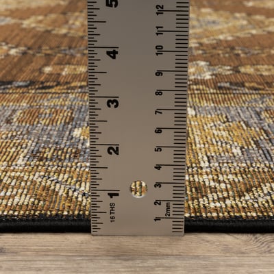 Naples 1441X Brown/Blue Outdoor Area Rug