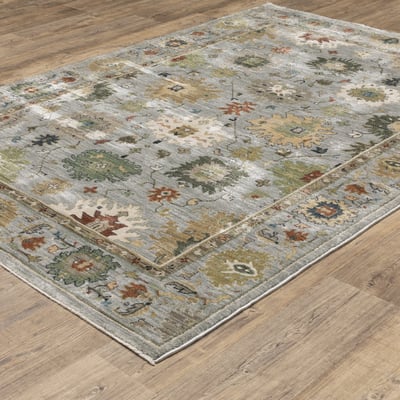 Eliana ELI03 Blue Area Rug