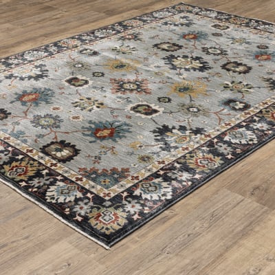 Eliana ELI08 Blue Area Rug