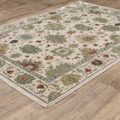 Eliana ELI10 Ivory Area Rug