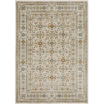Maeve MAE01 Ivory/Blue Area Rug